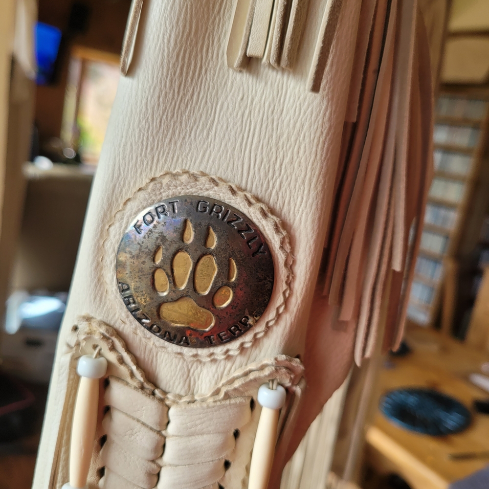 Native American Genuine Leather Fringe Jacket - Picture 2 of 6